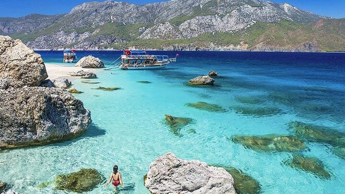 Adrasan Suluada Island Bout Tour with Lunch from Side Turkey