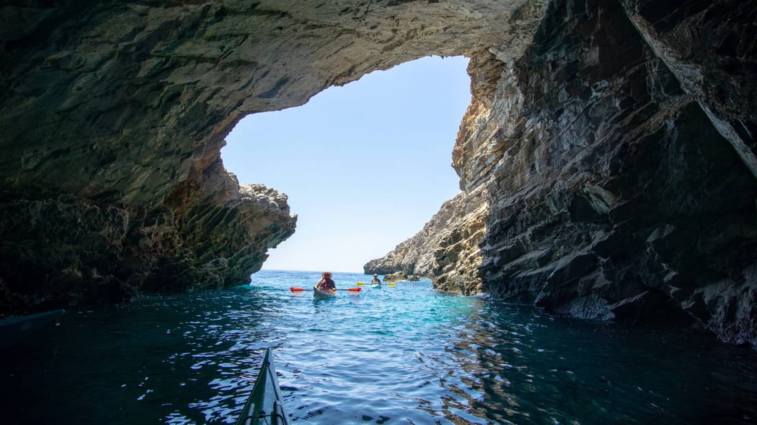 2-day sea kayaking in Samaria National Park, Crete